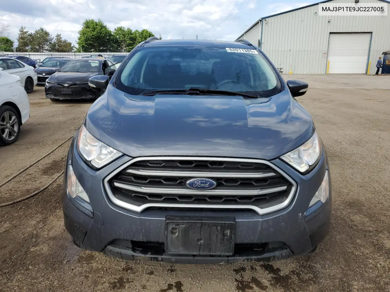 2018 Ford Ecosport Se VIN: MAJ3P1TE9JC227005 Lot: 62011385