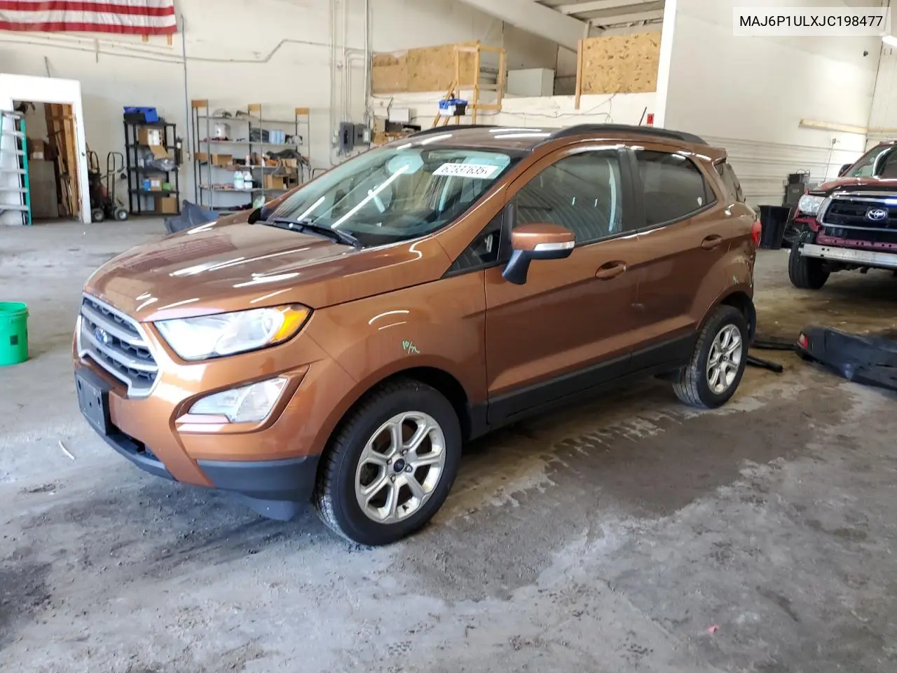2018 Ford Ecosport Se VIN: MAJ6P1ULXJC198477 Lot: 62337635