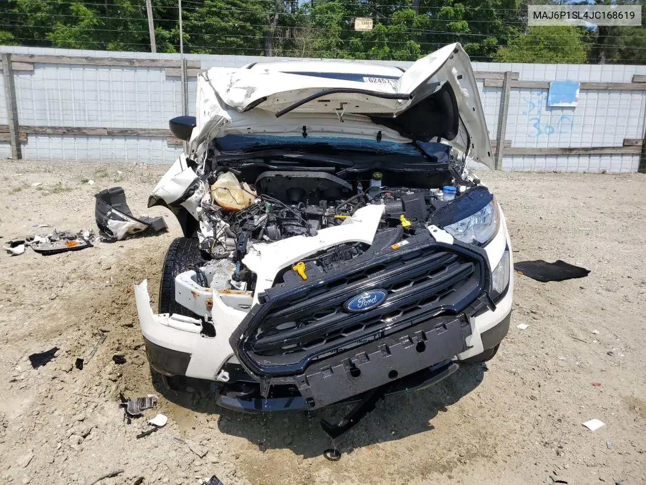 2018 Ford Ecosport S VIN: MAJ6P1SL4JC168619 Lot: 62457175