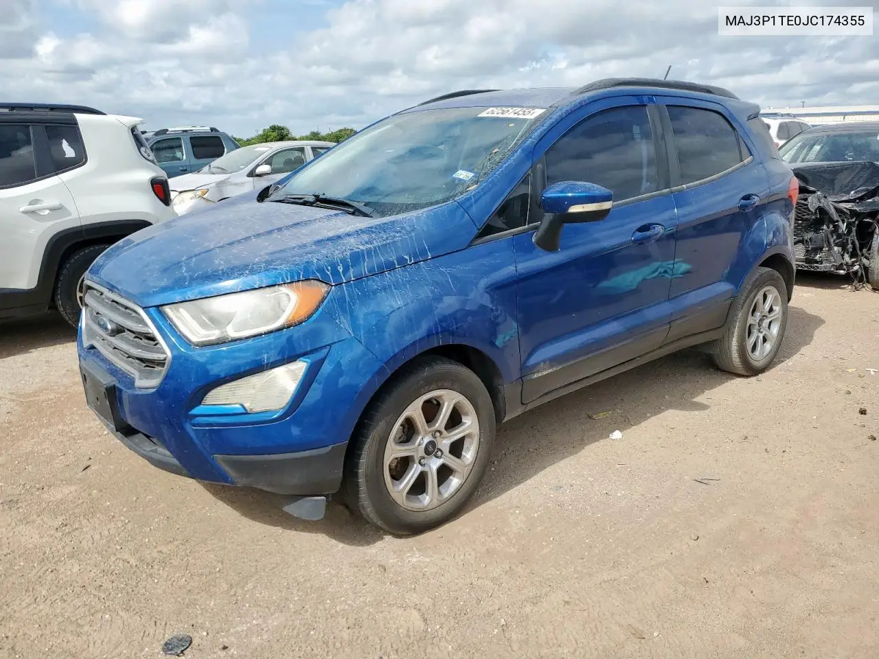 2018 Ford Ecosport Se VIN: MAJ3P1TE0JC174355 Lot: 62561455