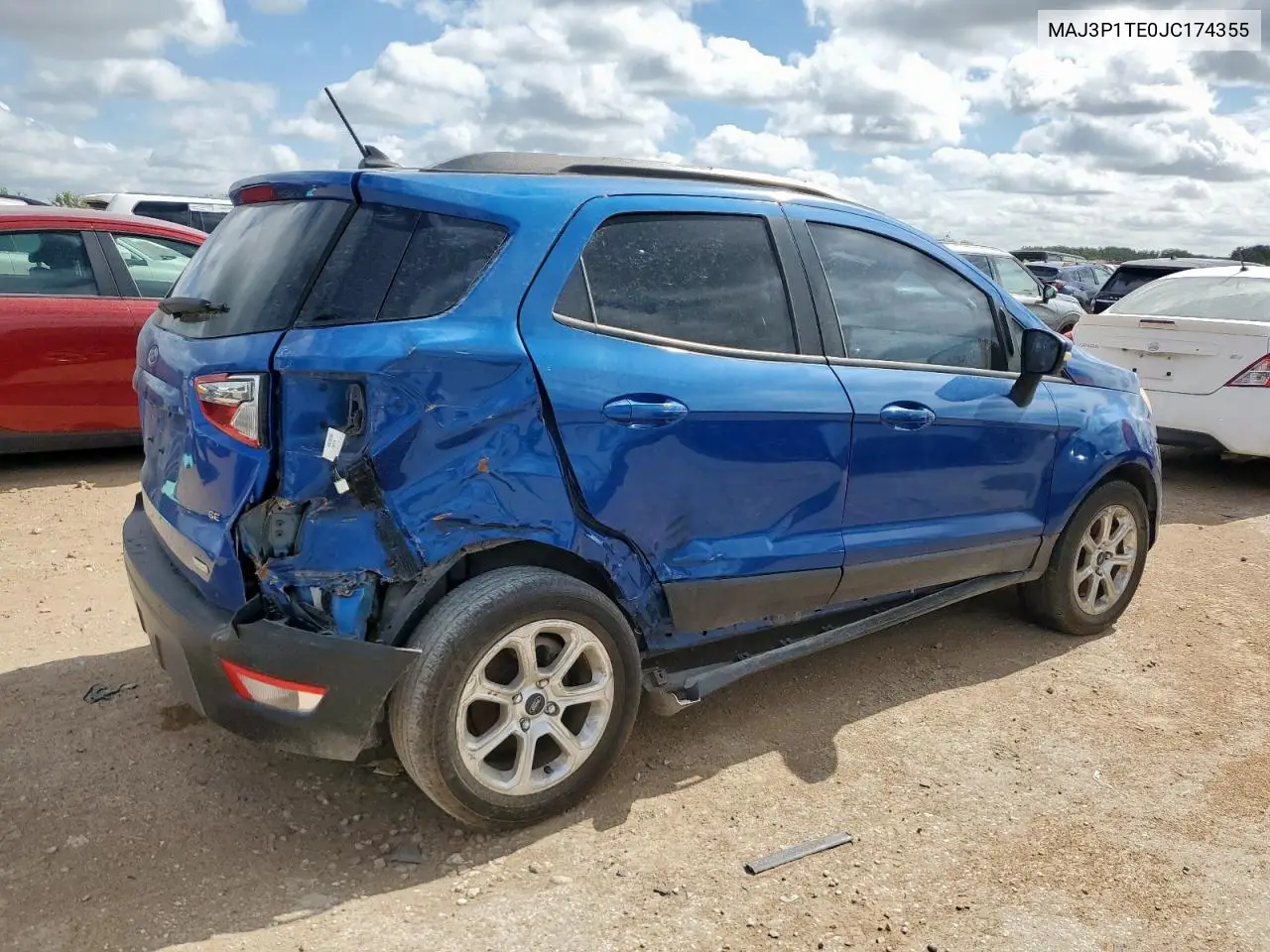 2018 Ford Ecosport Se VIN: MAJ3P1TE0JC174355 Lot: 62561455