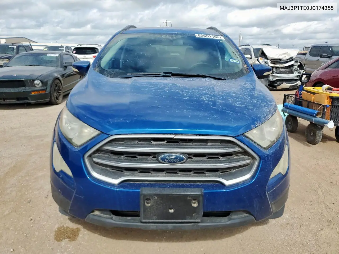 2018 Ford Ecosport Se VIN: MAJ3P1TE0JC174355 Lot: 62561455