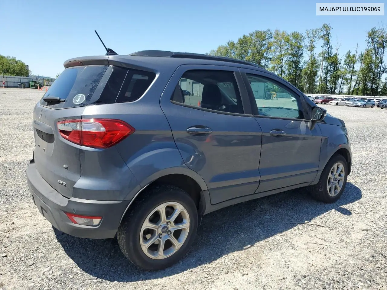 2018 Ford Ecosport Se VIN: MAJ6P1UL0JC199069 Lot: 62658225