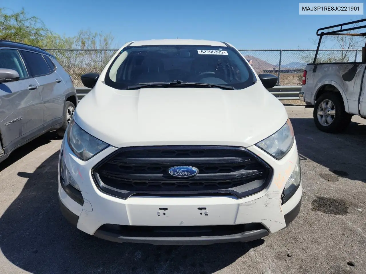 2018 Ford Ecosport S VIN: MAJ3P1RE8JC221901 Lot: 62700995