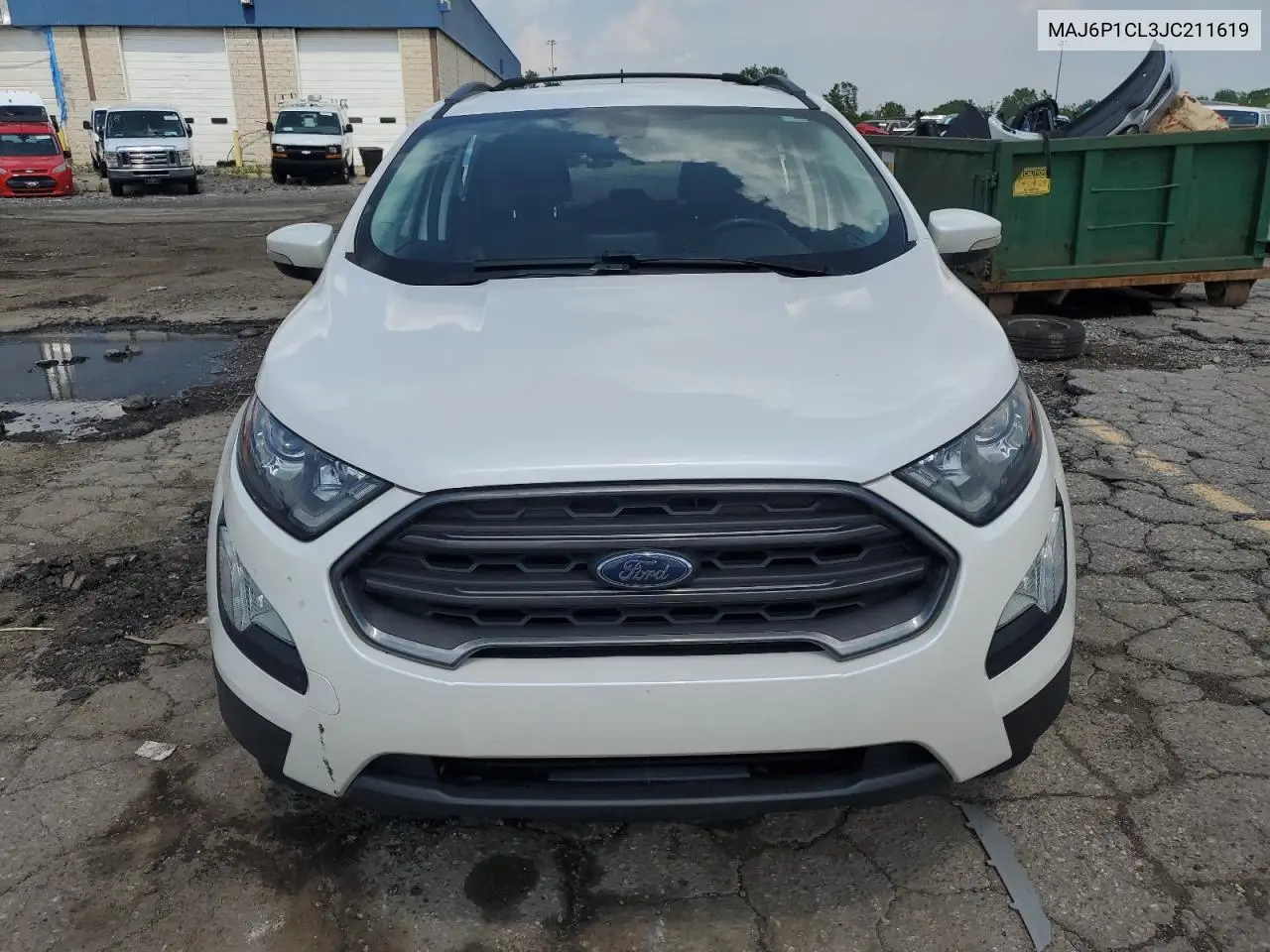2018 Ford Ecosport Ses VIN: MAJ6P1CL3JC211619 Lot: 62734645