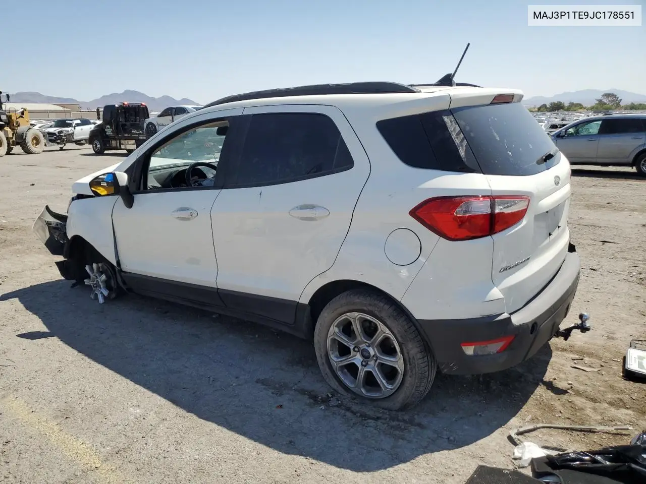 2018 Ford Ecosport Se VIN: MAJ3P1TE9JC178551 Lot: 62780395