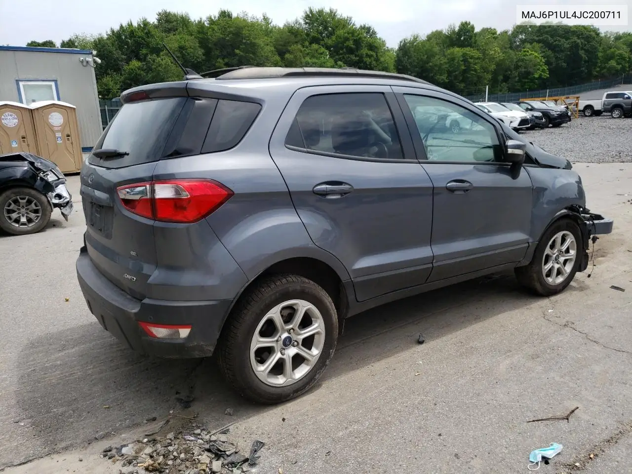 2018 Ford Ecosport Se VIN: MAJ6P1UL4JC200711 Lot: 62833645