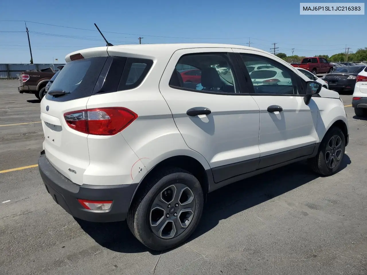 2018 Ford Ecosport S VIN: MAJ6P1SL1JC216383 Lot: 63018485