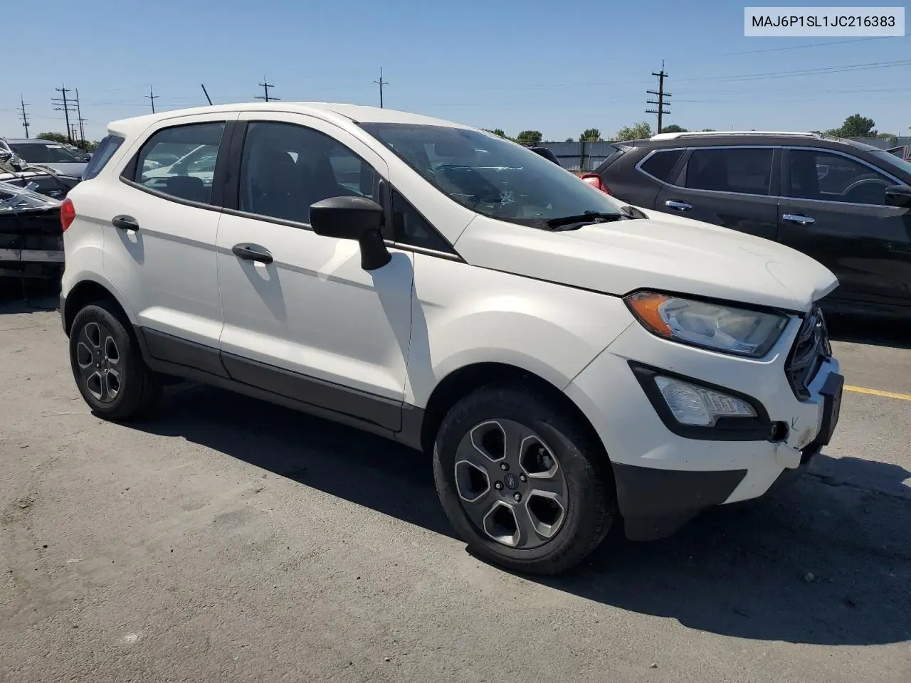 2018 Ford Ecosport S VIN: MAJ6P1SL1JC216383 Lot: 63018485