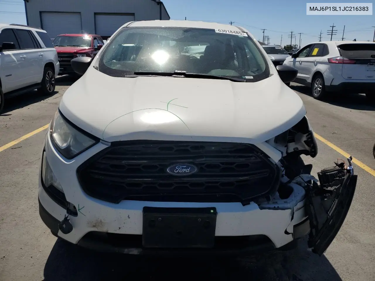 2018 Ford Ecosport S VIN: MAJ6P1SL1JC216383 Lot: 63018485