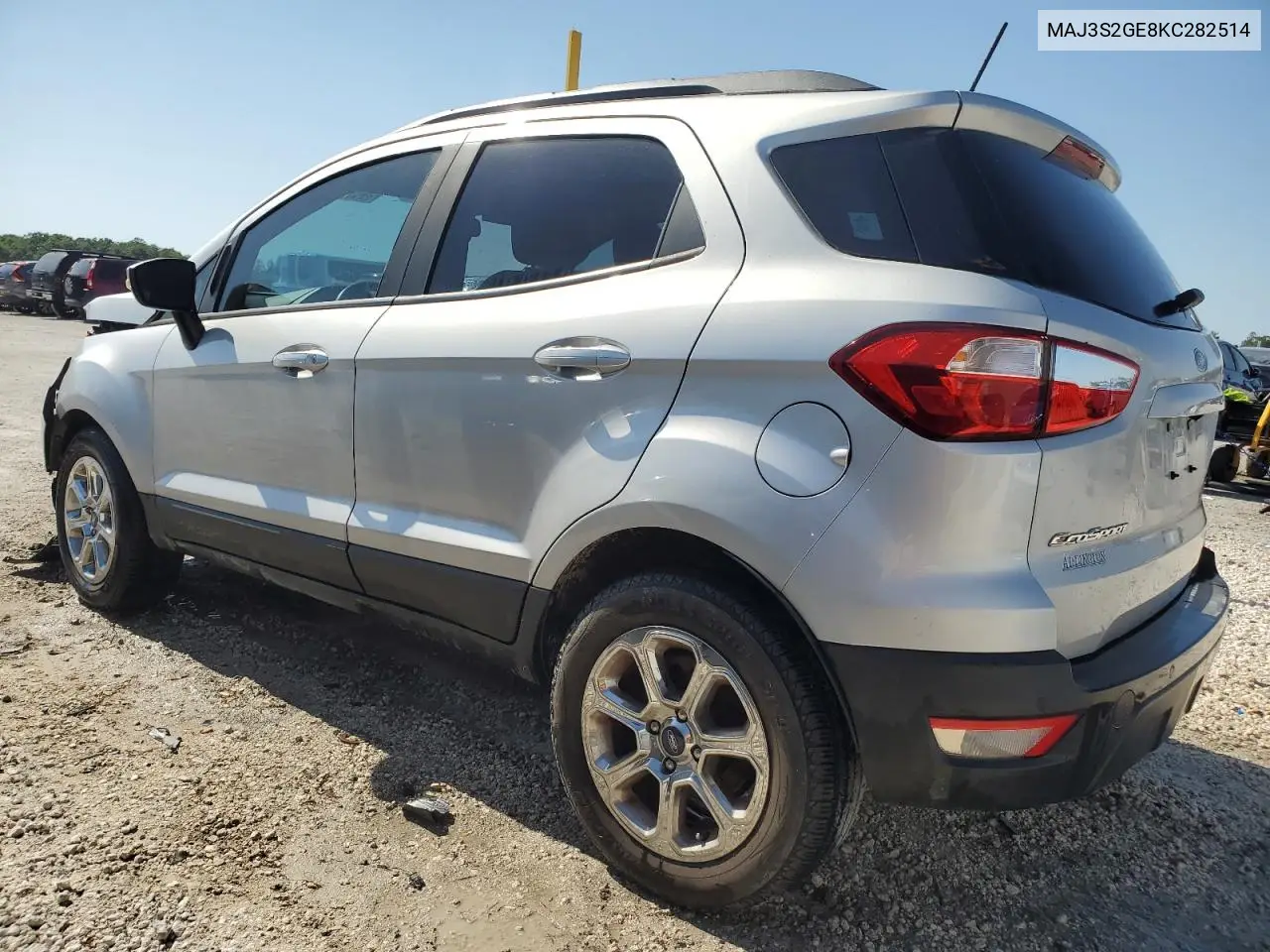 2019 Ford Ecosport Se VIN: MAJ3S2GE8KC282514 Lot: 55422455