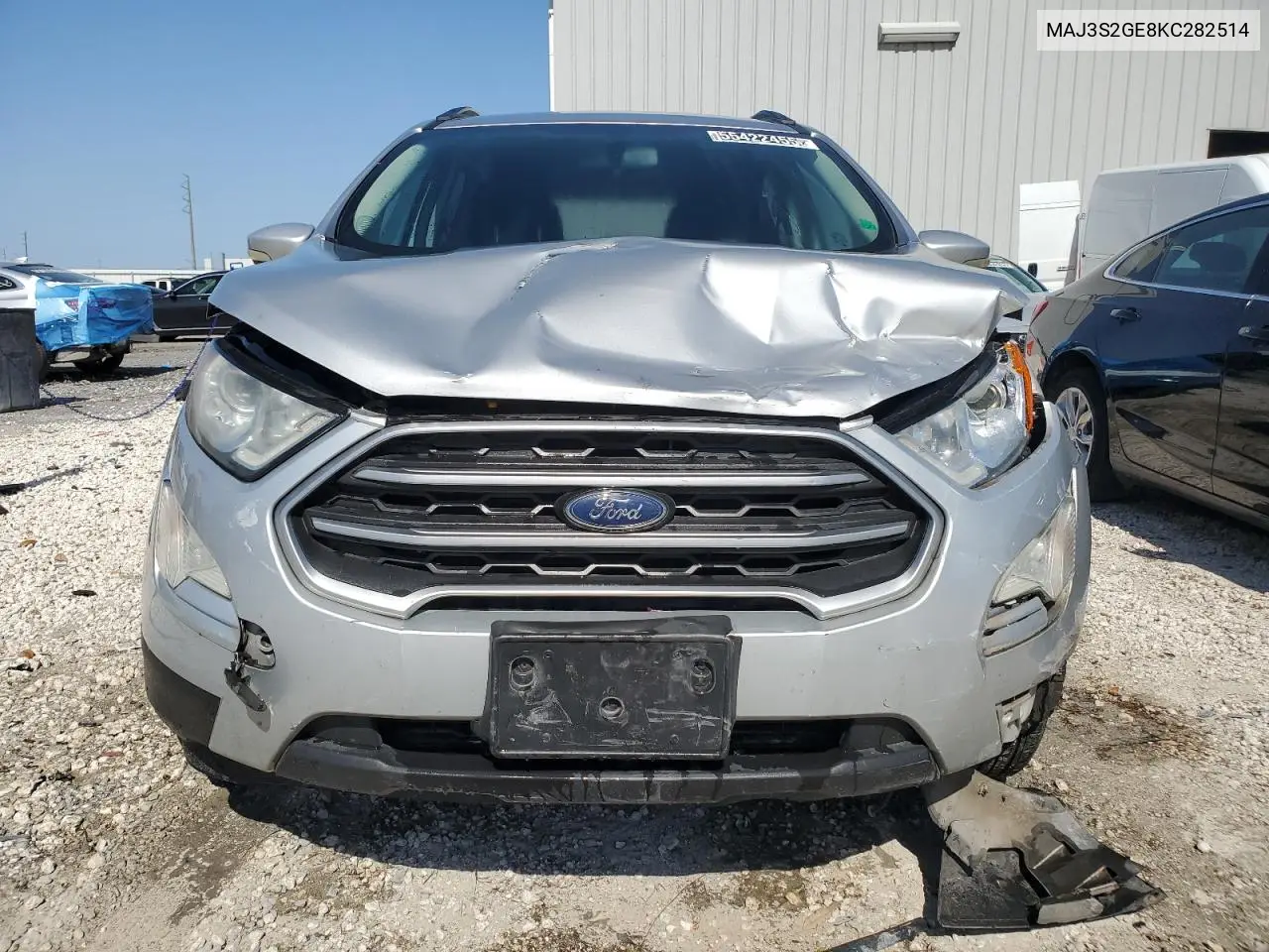 2019 Ford Ecosport Se VIN: MAJ3S2GE8KC282514 Lot: 55422455