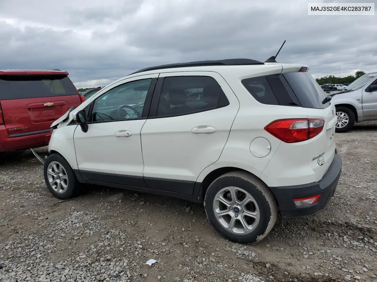 2019 Ford Ecosport Se VIN: MAJ3S2GE4KC283787 Lot: 58649415