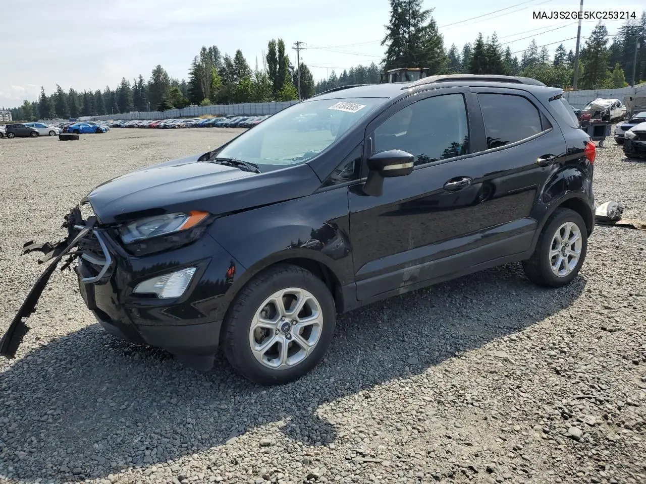 2019 Ford Ecosport Se VIN: MAJ3S2GE5KC253214 Lot: 61303535