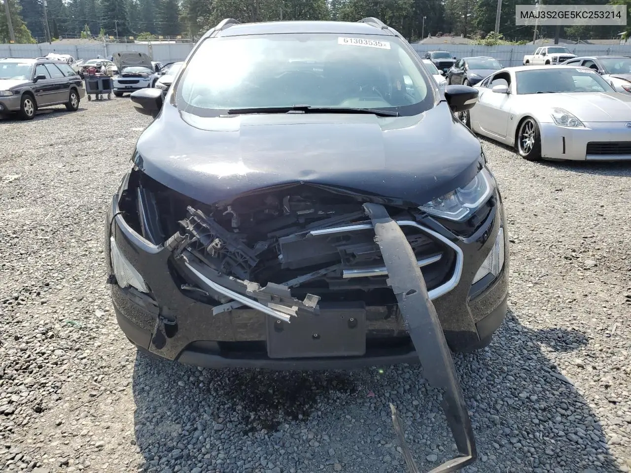 2019 Ford Ecosport Se VIN: MAJ3S2GE5KC253214 Lot: 61303535