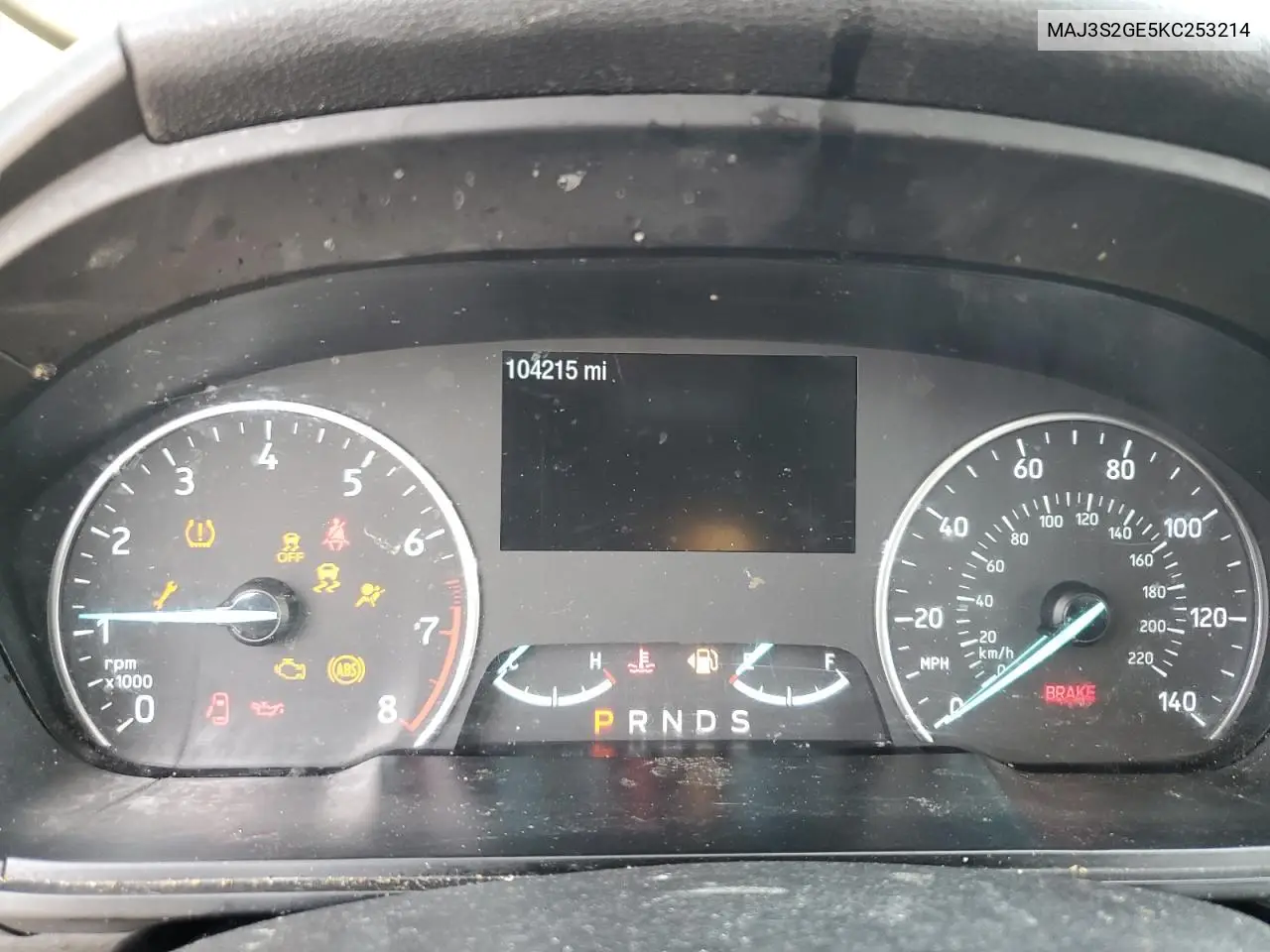 2019 Ford Ecosport Se VIN: MAJ3S2GE5KC253214 Lot: 61303535