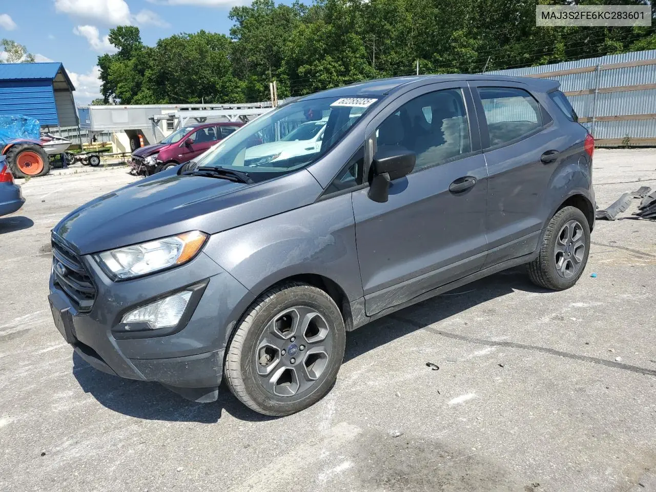 2019 Ford Ecosport S VIN: MAJ3S2FE6KC283601 Lot: 62285035