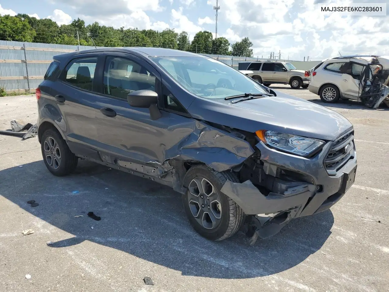2019 Ford Ecosport S VIN: MAJ3S2FE6KC283601 Lot: 62285035