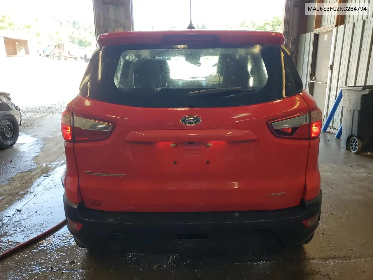 2019 Ford Ecosport S VIN: MAJ6S3FL2KC284794 Lot: 62328605
