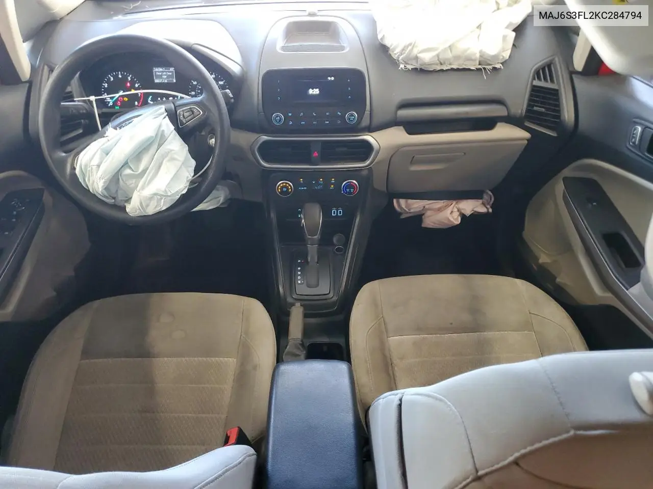 2019 Ford Ecosport S VIN: MAJ6S3FL2KC284794 Lot: 62328605
