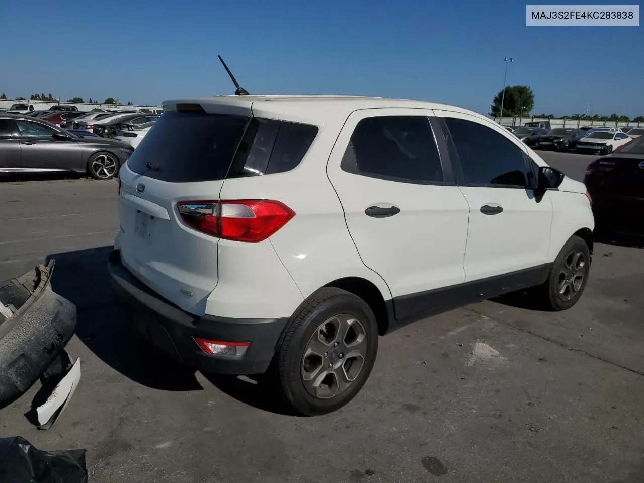 2019 Ford Ecosport S VIN: MAJ3S2FE4KC283838 Lot: 62339315