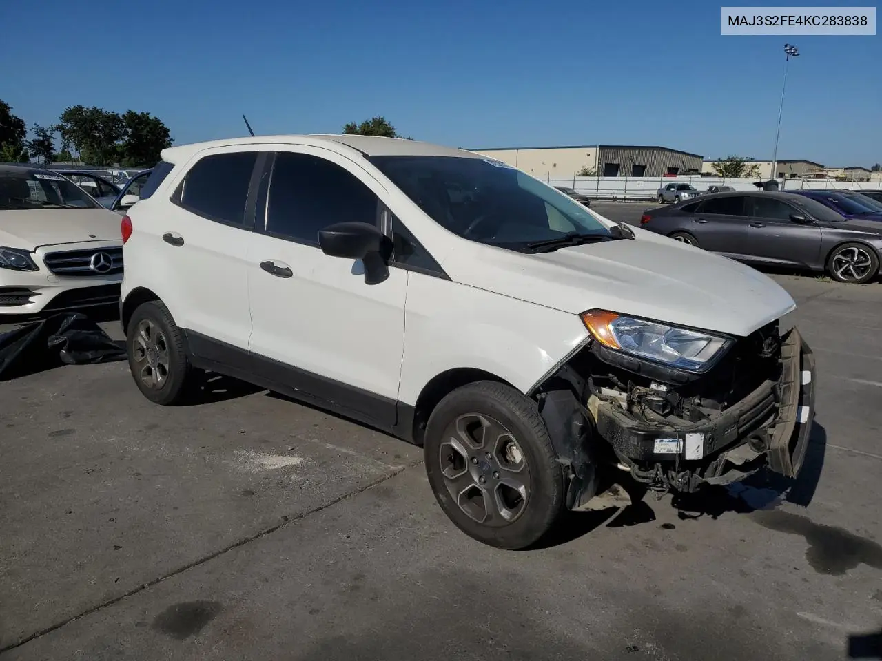 2019 Ford Ecosport S VIN: MAJ3S2FE4KC283838 Lot: 62339315