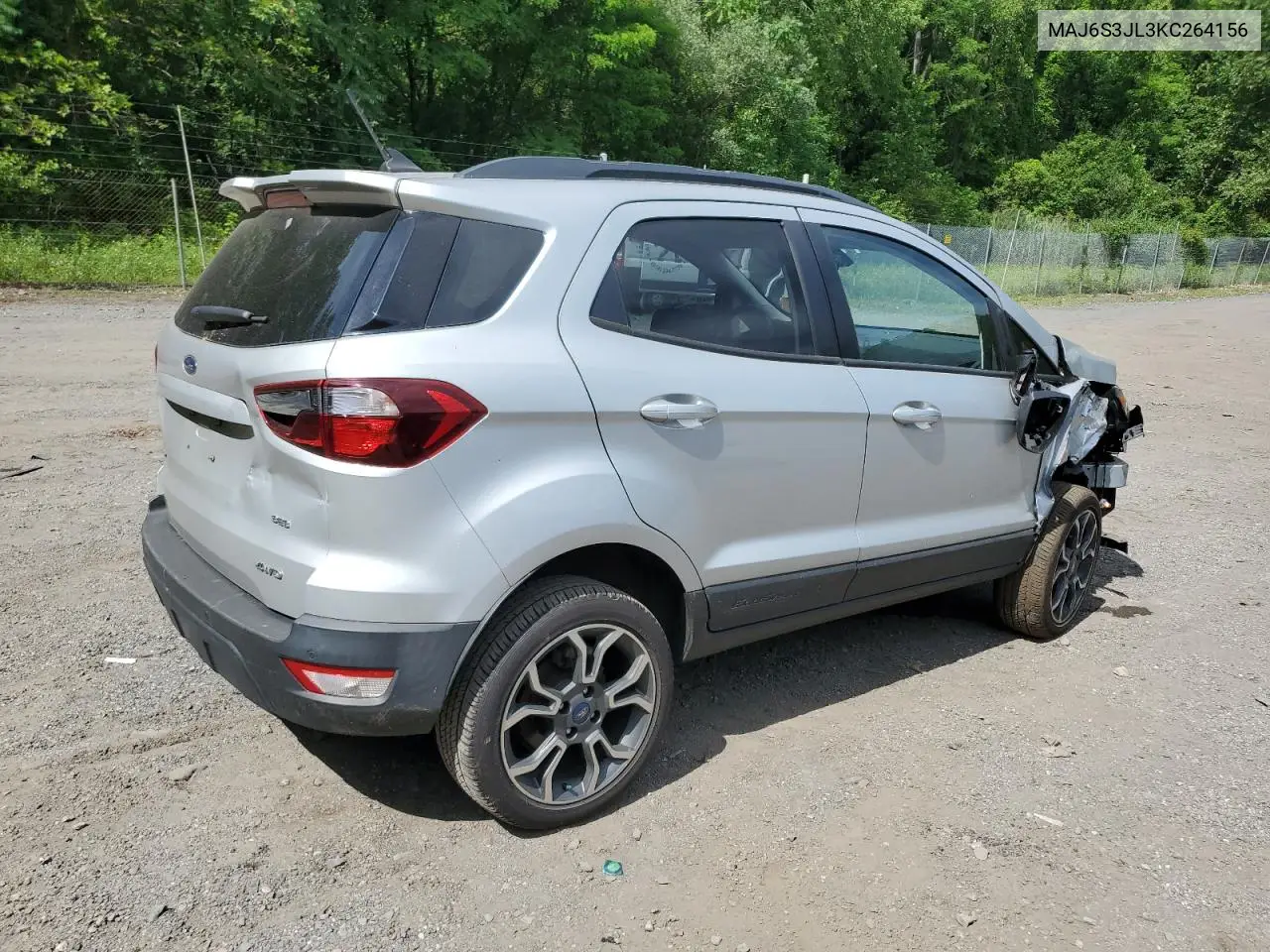 2019 Ford Ecosport Ses VIN: MAJ6S3JL3KC264156 Lot: 62353135