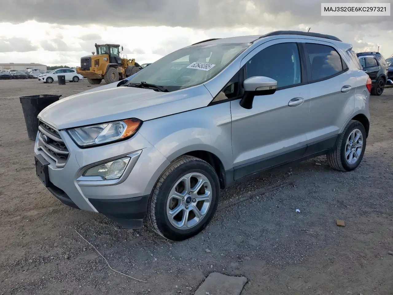 2019 Ford Ecosport Se VIN: MAJ3S2GE6KC297321 Lot: 62649395