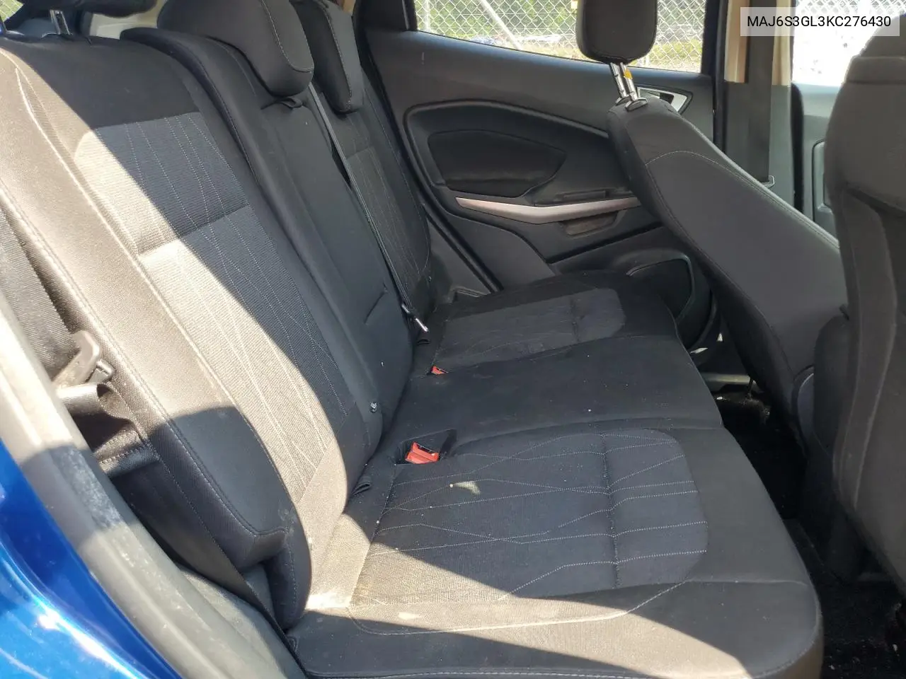 2019 Ford Ecosport Se VIN: MAJ6S3GL3KC276430 Lot: 62683535