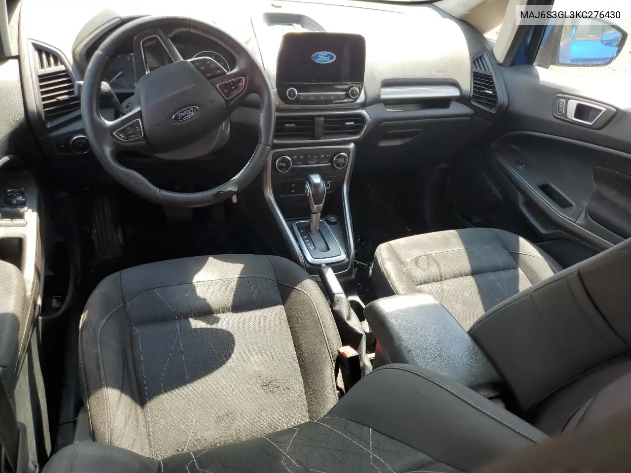 2019 Ford Ecosport Se VIN: MAJ6S3GL3KC276430 Lot: 62683535