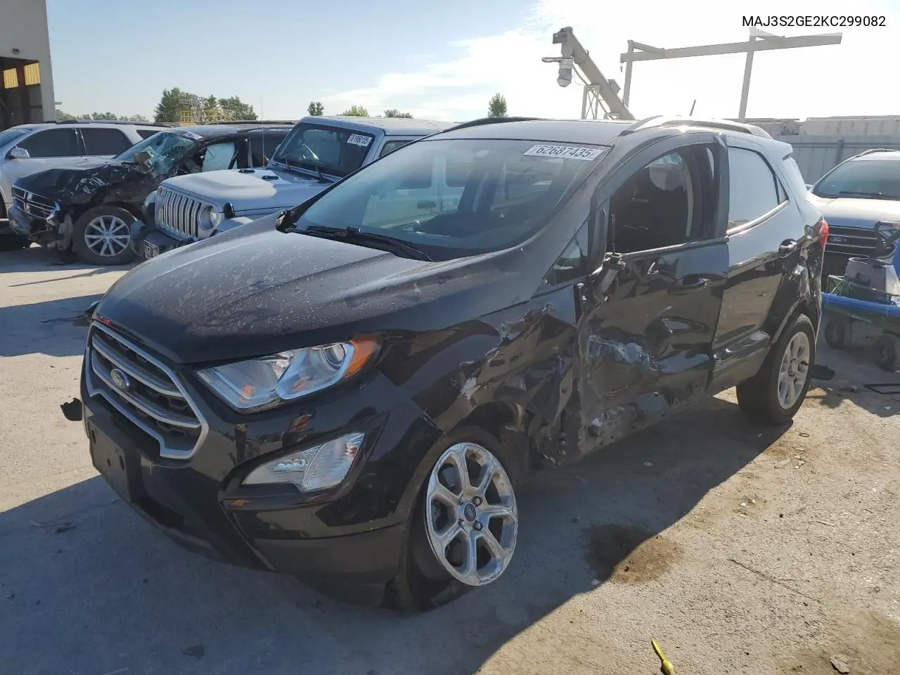 2019 Ford Ecosport Se VIN: MAJ3S2GE2KC299082 Lot: 62687435