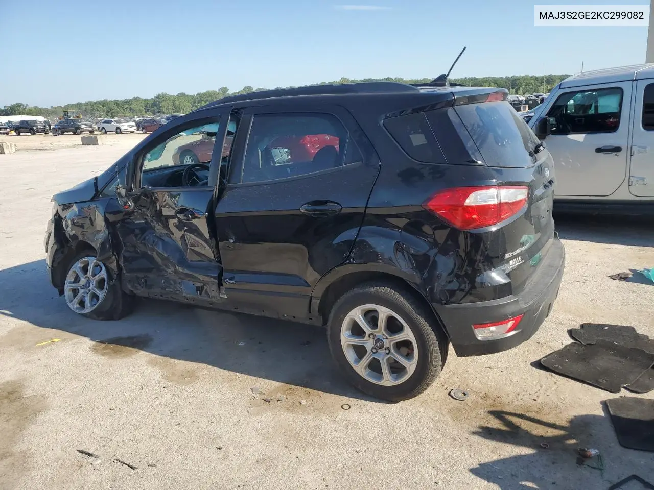2019 Ford Ecosport Se VIN: MAJ3S2GE2KC299082 Lot: 62687435