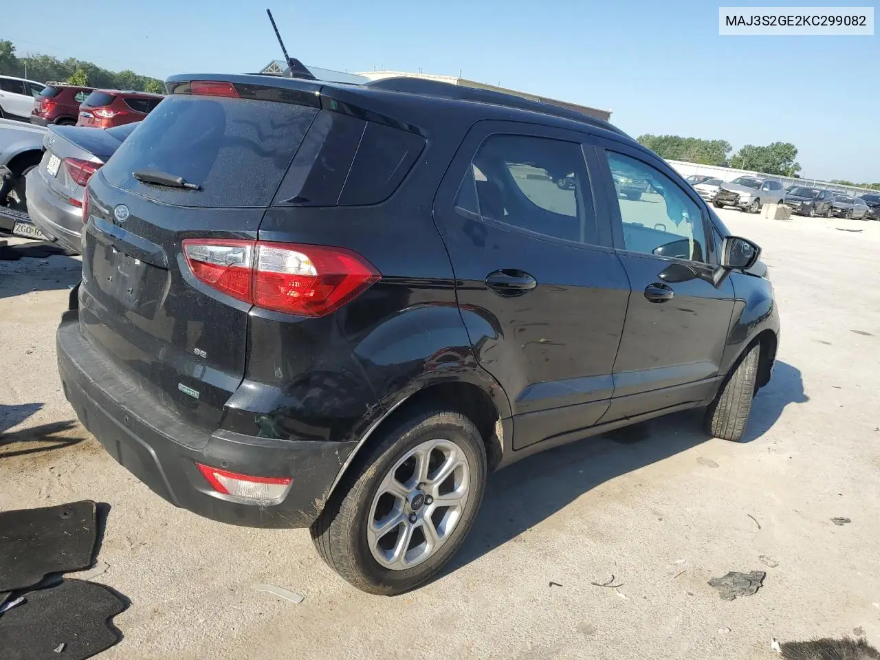 2019 Ford Ecosport Se VIN: MAJ3S2GE2KC299082 Lot: 62687435