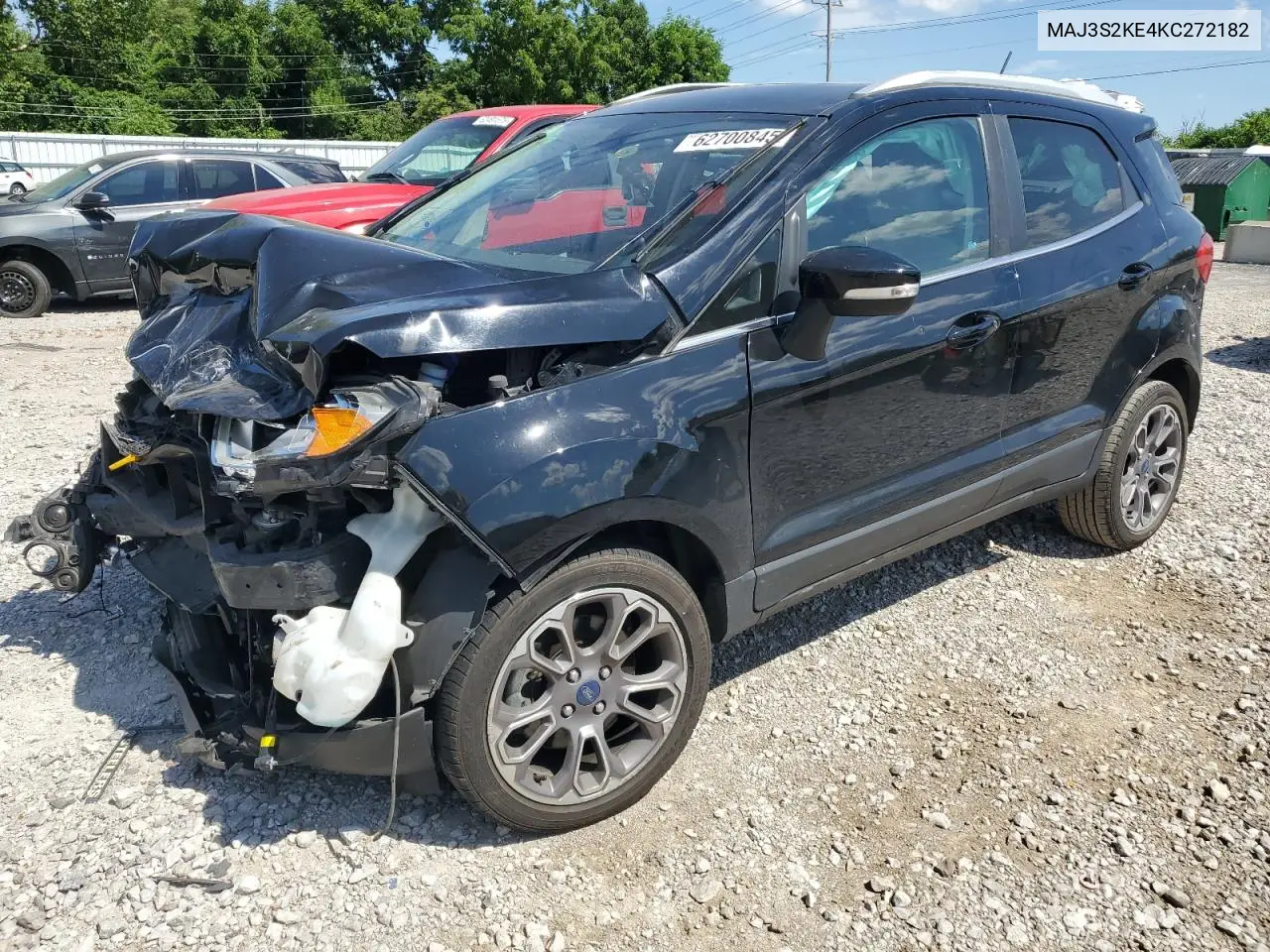 2019 Ford Ecosport Titanium VIN: MAJ3S2KE4KC272182 Lot: 62700845