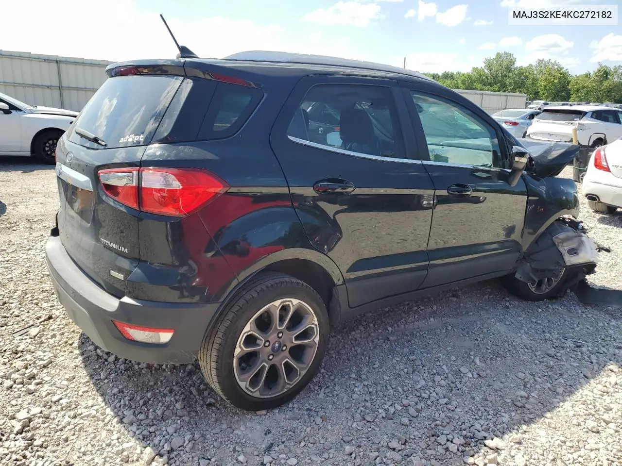 2019 Ford Ecosport Titanium VIN: MAJ3S2KE4KC272182 Lot: 62700845