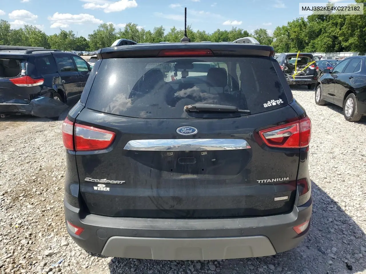 2019 Ford Ecosport Titanium VIN: MAJ3S2KE4KC272182 Lot: 62700845