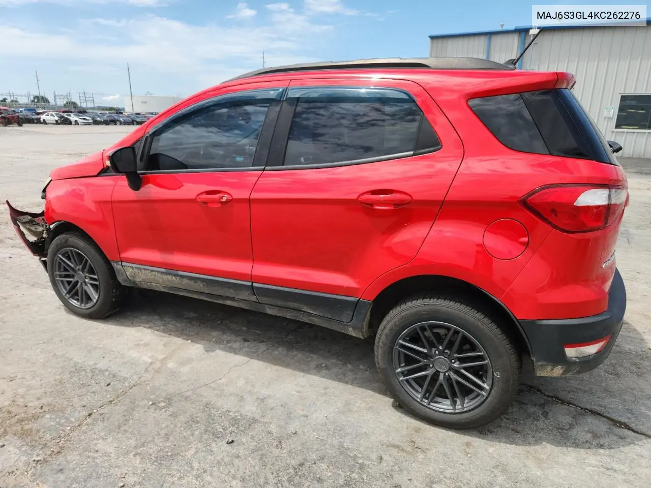 2019 Ford Ecosport Se VIN: MAJ6S3GL4KC262276 Lot: 62944345