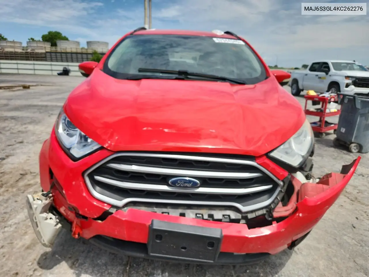 2019 Ford Ecosport Se VIN: MAJ6S3GL4KC262276 Lot: 62944345