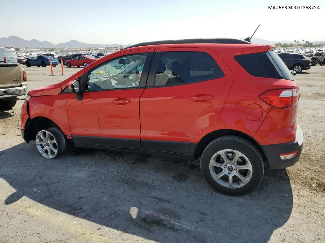 2020 Ford Ecosport Se VIN: MAJ6S3GL9LC353724 Lot: 59585635