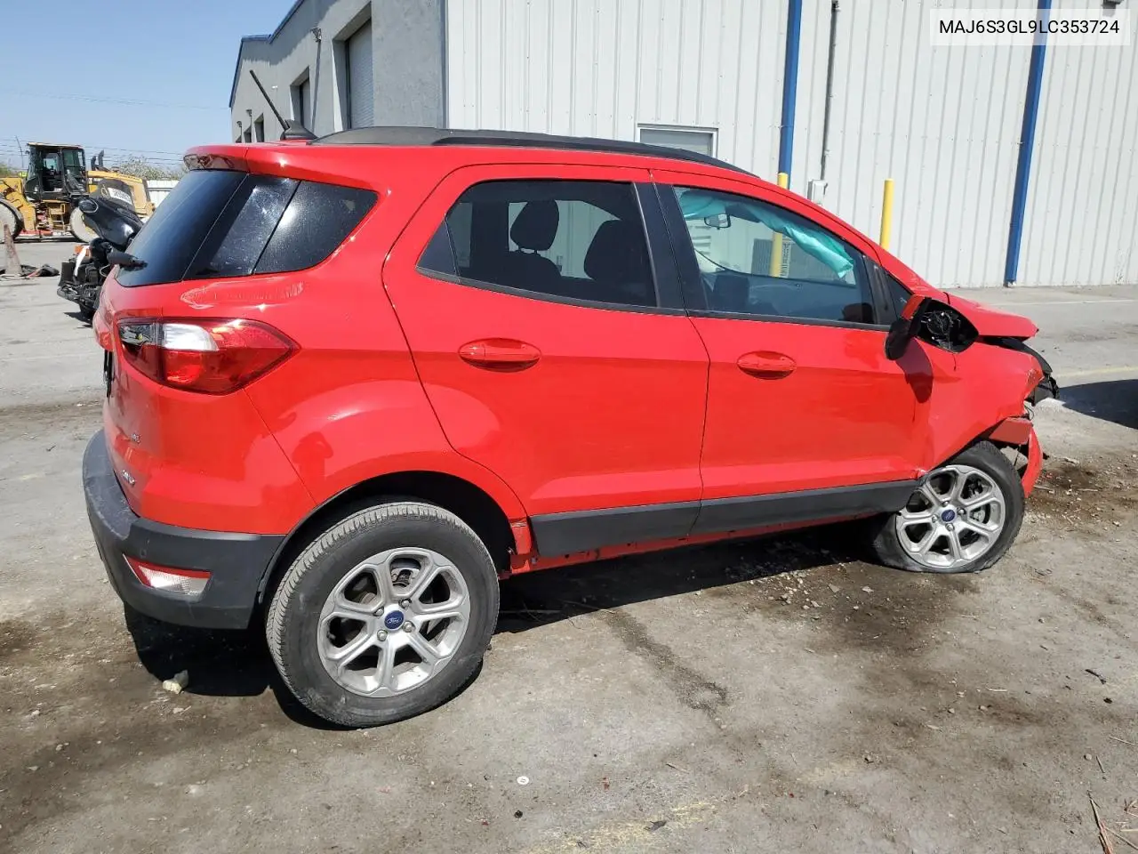 2020 Ford Ecosport Se VIN: MAJ6S3GL9LC353724 Lot: 59585635