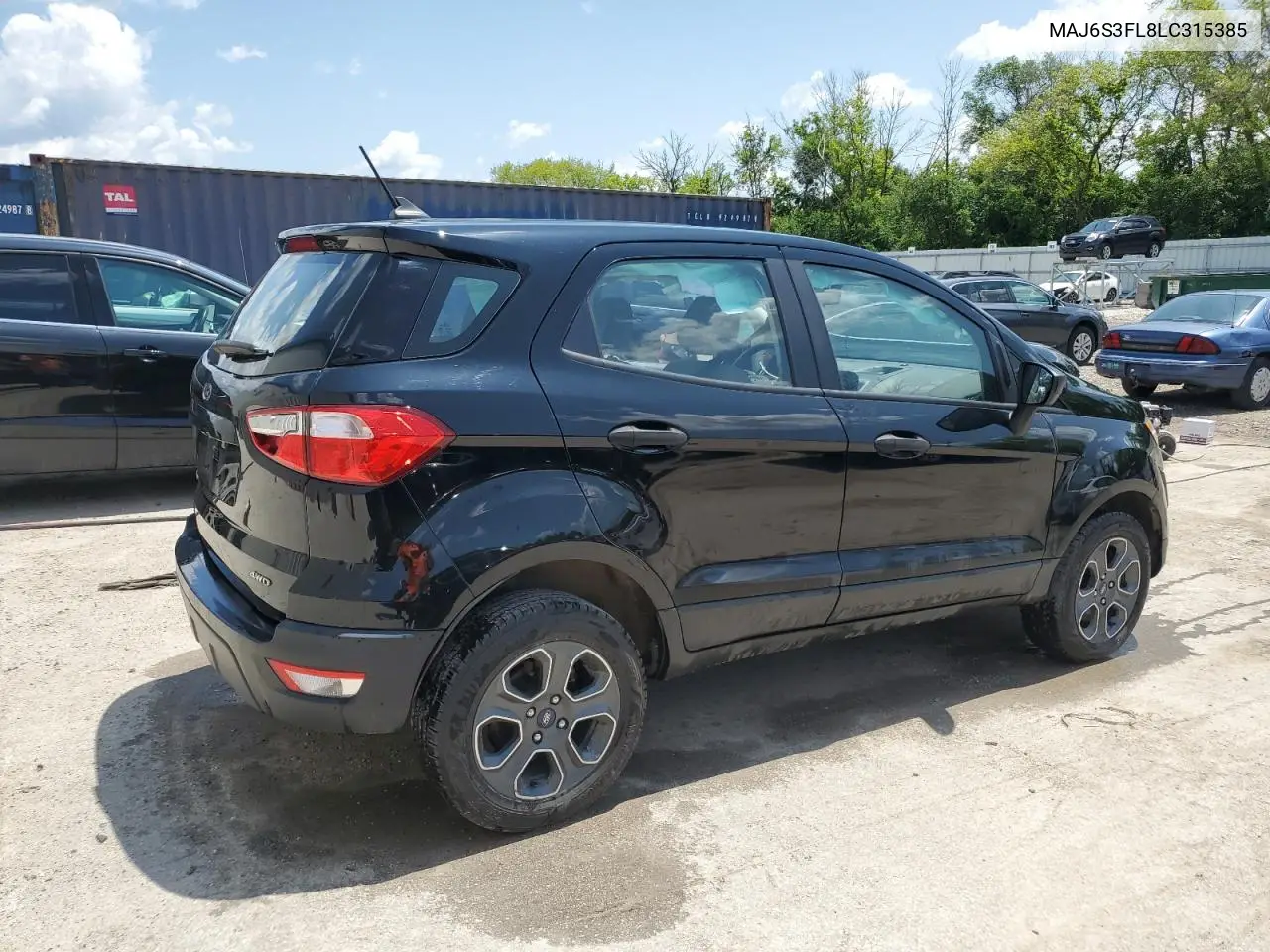 2020 Ford Ecosport S VIN: MAJ6S3FL8LC315385 Lot: 60980105