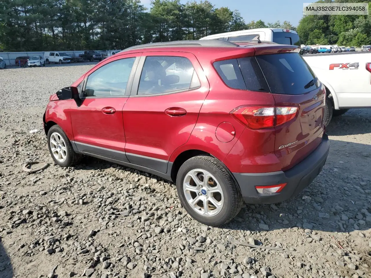 2020 Ford Ecosport Se VIN: MAJ3S2GE7LC394058 Lot: 61916915