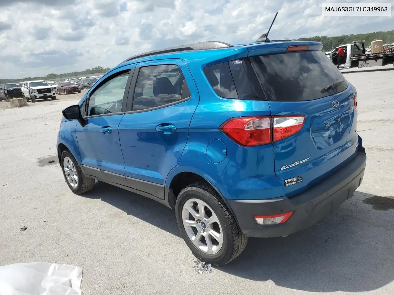 2020 Ford Ecosport Se VIN: MAJ6S3GL7LC349963 Lot: 61965975