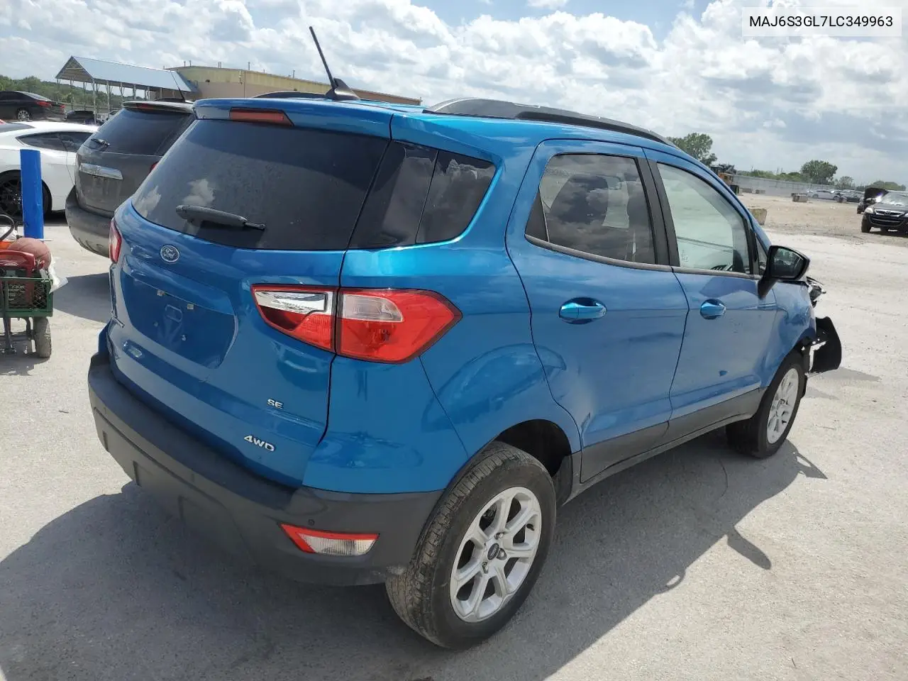 2020 Ford Ecosport Se VIN: MAJ6S3GL7LC349963 Lot: 61965975