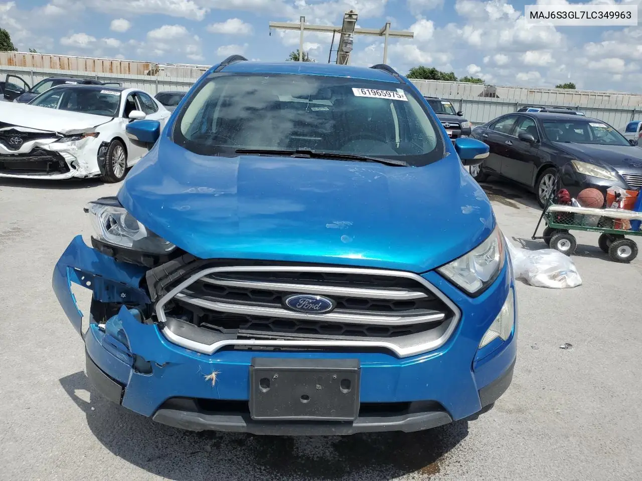 2020 Ford Ecosport Se VIN: MAJ6S3GL7LC349963 Lot: 61965975