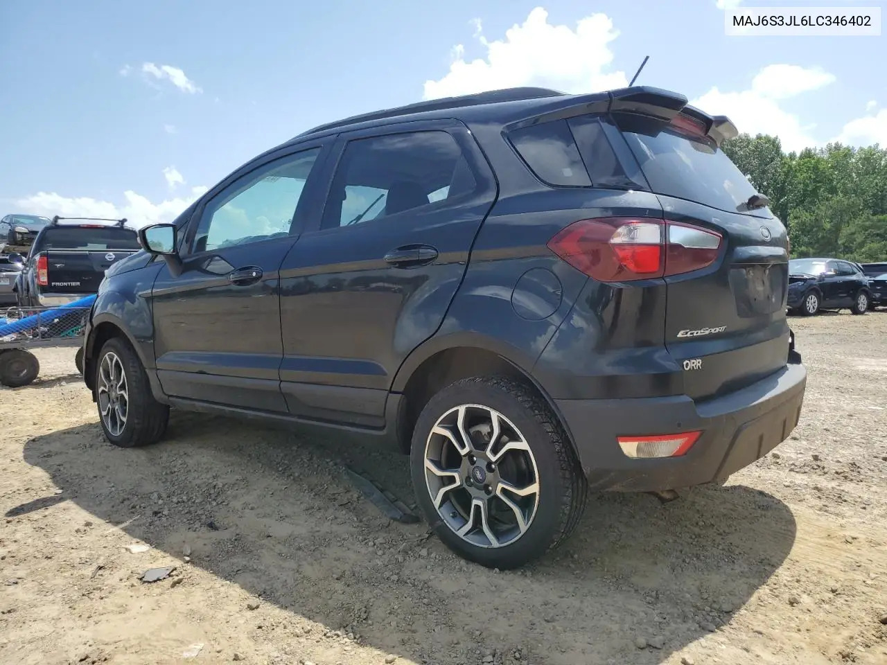 2020 Ford Ecosport Ses VIN: MAJ6S3JL6LC346402 Lot: 61973765