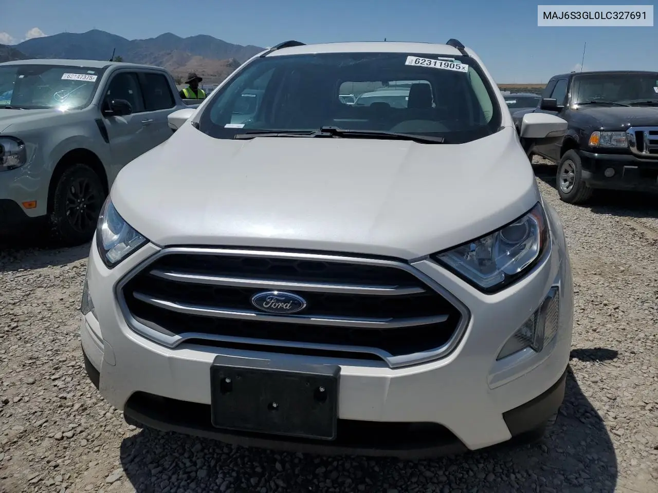 2020 Ford Ecosport Se VIN: MAJ6S3GL0LC327691 Lot: 62311905