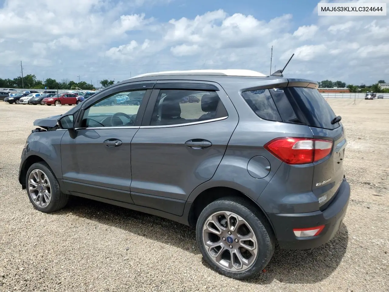2020 Ford Ecosport Titanium VIN: MAJ6S3KLXLC324644 Lot: 62463855