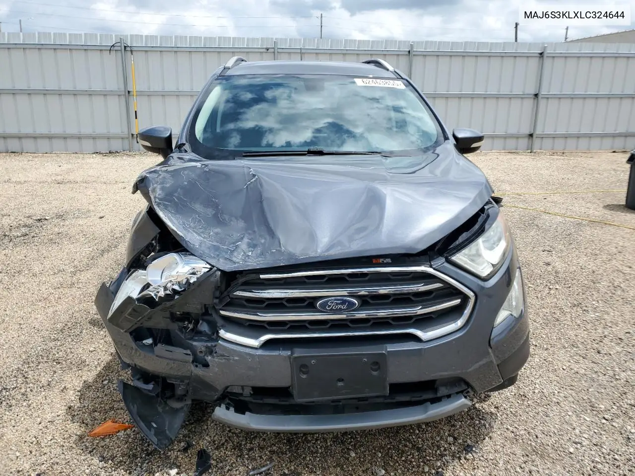 2020 Ford Ecosport Titanium VIN: MAJ6S3KLXLC324644 Lot: 62463855