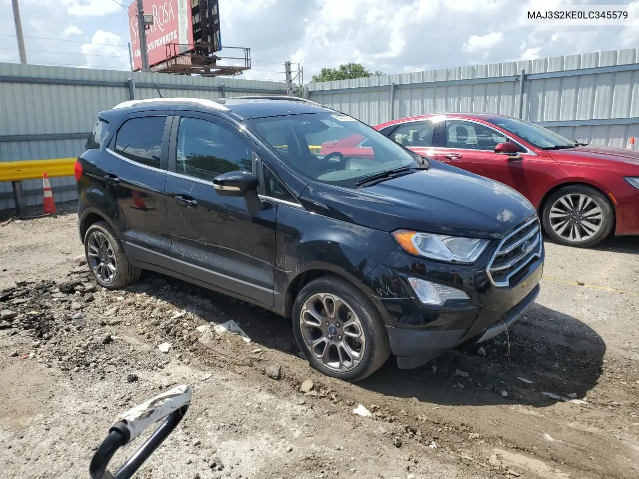 2020 Ford Ecosport Titanium VIN: MAJ3S2KE0LC345579 Lot: 62482705